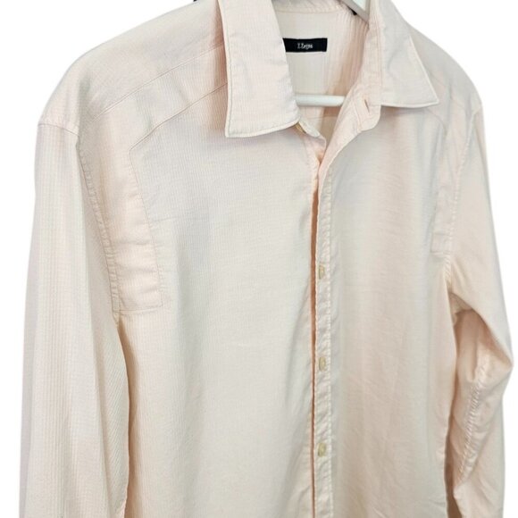 Z Zegna Mens City Long Sleeve Button Up Shirt, Pale Pink, Size 40, 15 3/4 US M - Picture 6 of 9